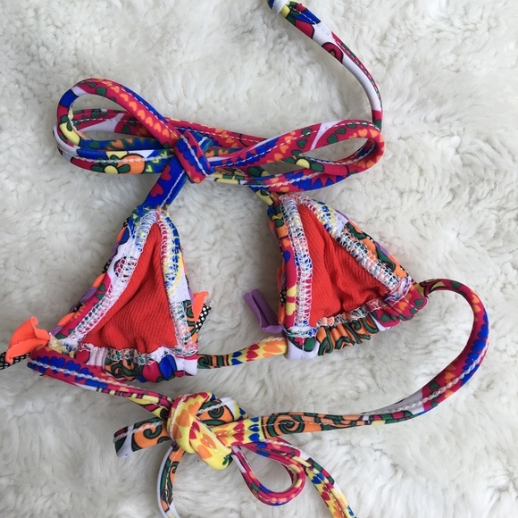 Girls Tiny Triangle Bikini Size 4 - Picture 5 of 7